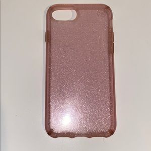 iphone 7/8 speck case (rose gold)